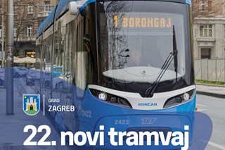 U promet uključen 22. novi niskopodni tramvaj